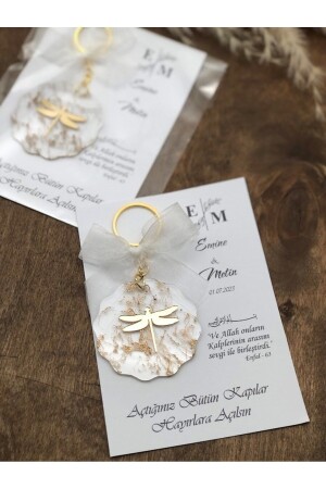 25 Promise - Engagement - Wedding - Henna - Wedding - Mevlüt Souvenir Gift Keychain - Masalsı Concept