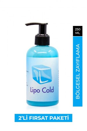 250 ml 2 Pieces lipocold022 for Cellulite and Regional - LİPO COLD
