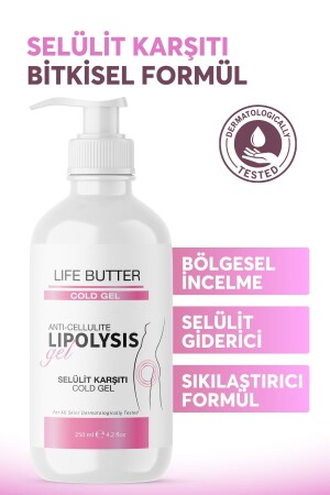 250 ml feuchtigkeitsspendendes Anti-Cellulite-Dehnungsstreifenentfernungs-Kaltlipolyse-Gel zur regionalen Gewichtsabnahme - Life Butter