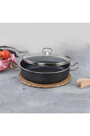 26 cm Granit-Reistopf mit Deckel, Karnıyarık-Topf 26tunatencerepilav - Tuna