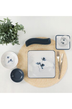 26 Piece Square Breakfast Set for 6 People 43100000296 - Keramika