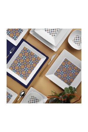 26-teiliges Geschirrset Tape Decor My26yt42010646 Maya10646 - Kütahya Porselen