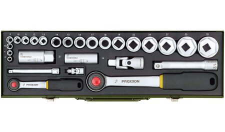 27-piece socket set PROXXON 1/4