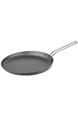 28 Cm Granit Krep Tavası Gri 3234 Gri 28 No - OMS PASLANMAZ