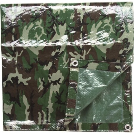 285X400 CM WOODLAND TARPAULIN - MIL-TEC
