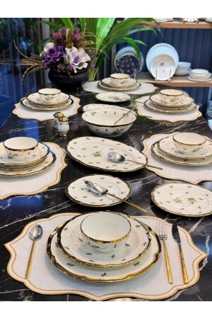 29 Piece Porcelain Dinner Set Hürrem - Onedekor