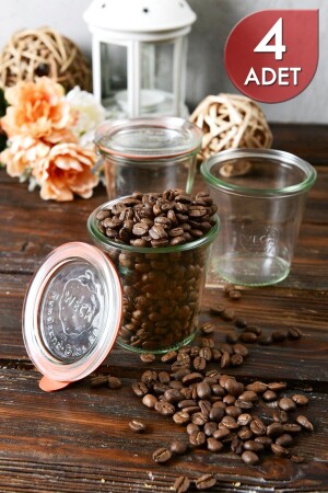 290 Ml Glass Storage Jar Set (4 Pieces) 153. 01. 01. 036 - Weck