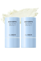 2er-Pack Sonnenschutz Aqua Sun Stick SPF50+ PA++++ (22 g) Unter und über Make-up AQSS - The Saem