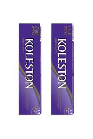 MNZ-2 Pack كولستون لون الأنابيب 11/1 رماد خفيف لون الشعر الأشقر - Wella