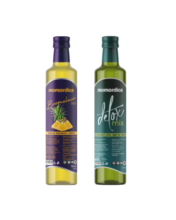 2li Set-Momordica Bromelain Mix - (KOENZİM Q10 VE L-KARNİTİN ILAVELİ) & Momordica DetoxMix - 250 ml - MOMORDİCA
