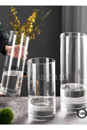 Delizli El I?malatı Büyük Seri 20-30-40 Cm Kalin Kesme Cam Kalın Taban 0528935 - Paşabahçe