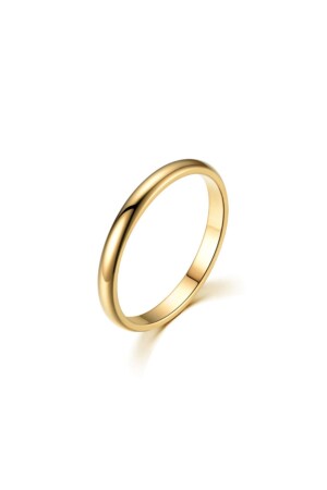 2mm Söz Nişan Gold Ip Kap. Bayan Erkek Çelik Yüzük Eh23sr - Chavin