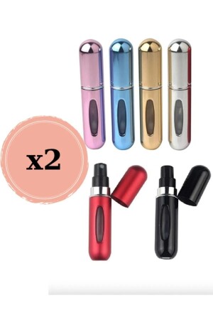 2Pcs Portable Mini Refillable Perfume Atomizer Refillable Perfume Bottles Empty Small - Dream Plus