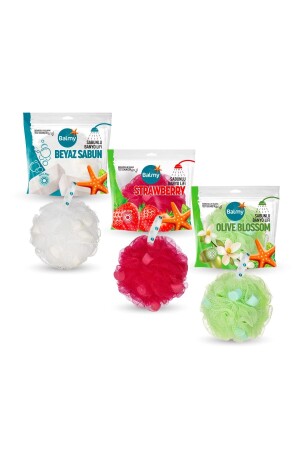 مجموعة من 3 صابونات (صابون زيتون-فولاد-بيضاء) 09112 - Balmy
