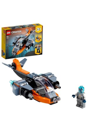 إنشاء 3 في 1 مركبة جوية غير مأهولة عبر الإنترنت 31111 - مجموعة بناء الألعاب (113 قطعة) - Lego