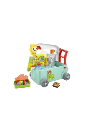 (منيز) - استمتعوا وتعلموا 3 في 1 كارافان (تركي و إنجليزي) Hck81 HCK81 - Fisher Price