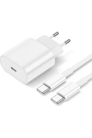 مجموعة ترويجية 3 قطع - 35W نوع C إلى كابل USB-C ، متوافقة مع iPhone 15 و iPhone 16 سلسلة ، مجموعة كابلات مُعدل الشحن السريع - Apple