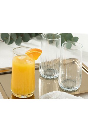 كوبة من كوزا 3 قطع كوب مشروب شرب نبيذ 360 مل 10028978 - English Home