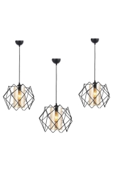 3 Adet Koza One Glass Salon,mutfak Sarkıt Avize 3LÜSETAVİZE - Trend Kitchen