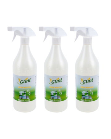 3lü Set Glint - Green Industry 1 Litre %100 Bitkisel Banyo Tuvalet Temizleyici Kireç Çözücü Şömine Temizleyici Sprey - Glint