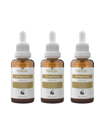 3lü Set Ornate Karınca Yumurtası Yağı Tüy Dökücü ve Tüy Azaltıcı Serum - Ornate