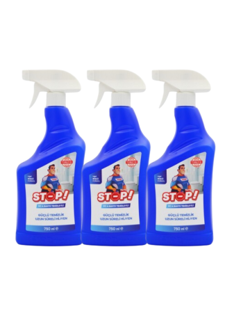 3lü Set Stop Forte Tuvalet-WC ve Banyo Temizleyici - Stop Forte