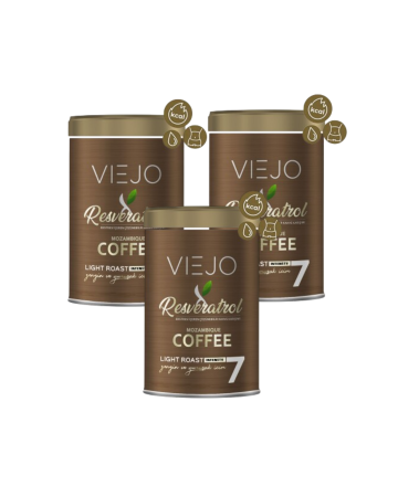 3lü Set Viejo Kilo Vermeye ve Ödem Atmaya Yardımcı Resveratrol İçeren Mozambique Kahvesi - Viejo