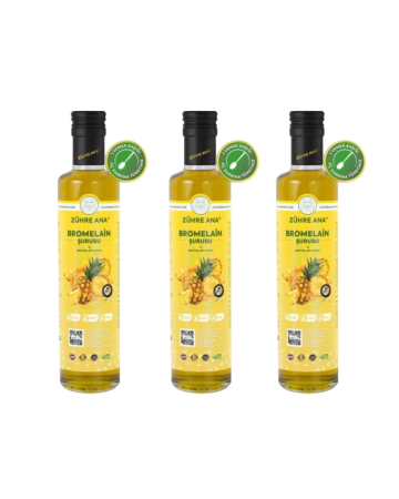 3lü Set Zühre Ana Bromelain Ananas İçeren Detox Şurubu - Zühre Ana