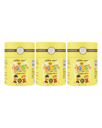 3lü Set Zühre Ana Kids Çocuklar için Özel - Arı Sütü- Pekmez- Bal Ve Vitamin Katkılı Kakaolu Macun - Zühre Ana