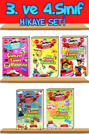 3. and 4. Reading Storybook Set (SET) for Grades - Gönül Yayincilik