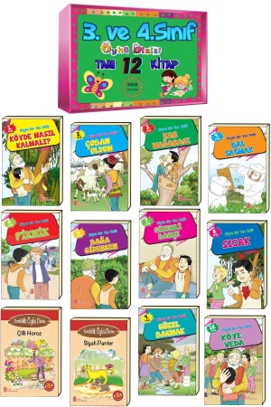 3. and 4. Set of 12 Beautiful Storybooks for Grades - Ata Yayıncılık