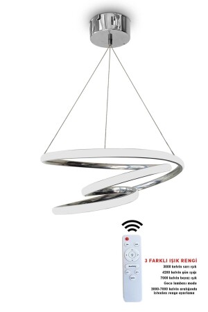 3 Color Controlled Dimmer Chrome Galaxy LED Chandelier - RSCOLLECTIONS