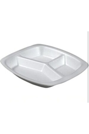3 Compartment Foam Plates Table Dhote 200 Pieces TYC00318601809 - Erze Ambalaj