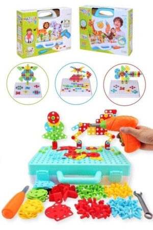3 D Stem Educational Drill Set Animals TYC00456250272 - Birlik Oyuncak