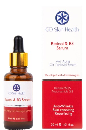 مينز- ريتينول و فيتامين ب3 سيروم مضاد للشيخوخة سيروم تجديد الجلد مضاد للشيخوخة gd1804 - GD skin Health