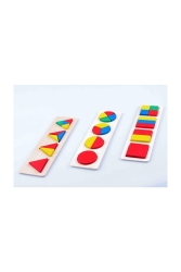 3 In 1 Wooden Montessori Blocks Set 4NO-104SET - Learning Toys