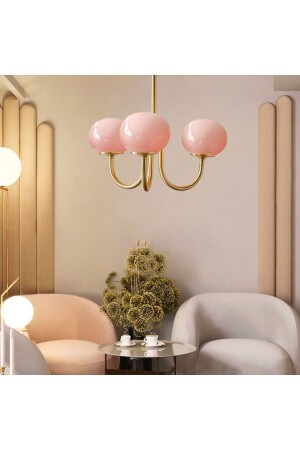3 Kollu Pink Star Cam Sarkıt ER001 - er lighting design