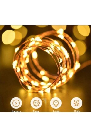 3 Meter batteriebetriebene dekorative Feen-LED - Keyfi Sepet