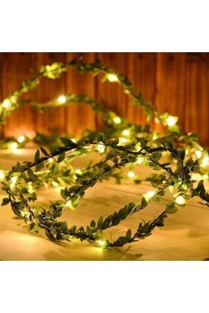 3 Meter lange batteriebetriebene Feen-LED-Licht-Weihnachtsbeleuchtung mit Blattdekoration - Xnews