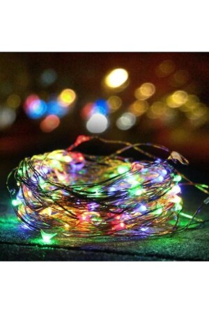 3 Meters Battery Operated RGB Fairy Led Thin Wire Decorative Lamp Colorful Decor Curtain Led Garden Room Cafe Wall - Suled
