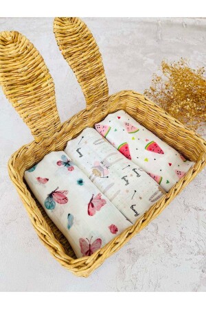 3 Multi-Purpose Muslin Cloth Cover Blanket 3pcs muslin - JUNİPERUS