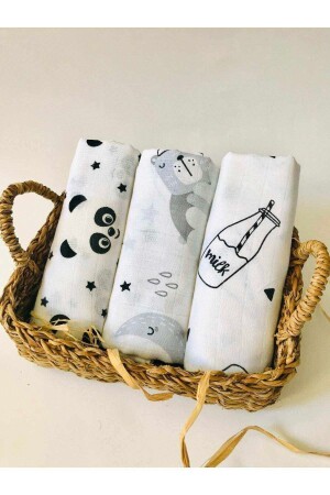 3 Multi-Purpose Muslin Cloth Cover Blanket - Juniperus