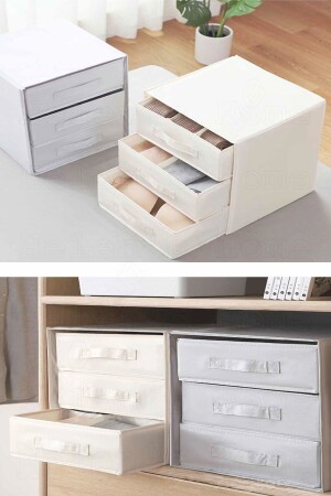 3-Ösen-Organizer mit 3 Ebenen, Schublade im Schrank, Schmucksocken, Schal-Organizer, Organizer HOME. 04533. 00 - Helen's Home