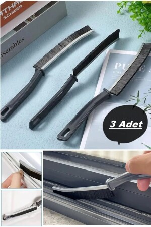 3 PCS Multi-Purpose Multi-Thin Cleaning Brush Joints Bathroom Kitchen Detail Cleaning Brush - Earabul