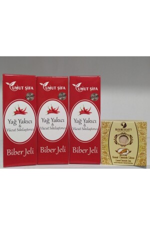 3 Pepper Gel + Herbal Caramel Soap - Umut Şifa