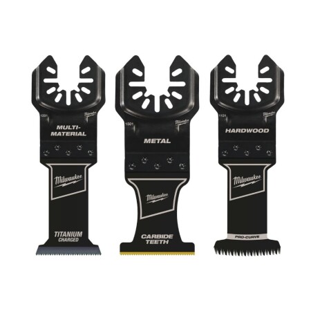 3-piece blade set for MILWAUKEE OL multi-tool - Milwaukee Accessories