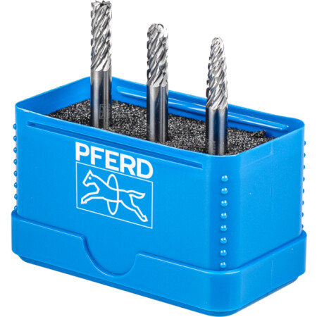 3-piece carbide burr set PFERD Allround 1406 6mm - Pferd