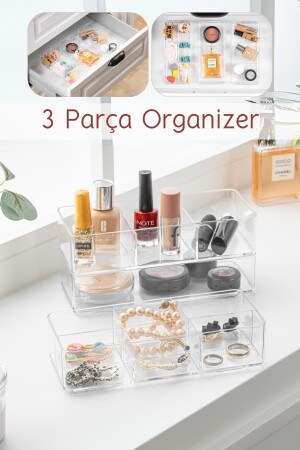 3 Piece Drawer Multi-Purpose Organizer Set - Nandy Home