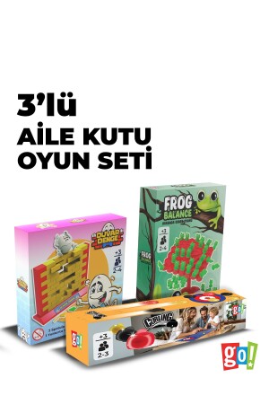 3-Piece Family Box Game Set Large Package-1 - Go Toys