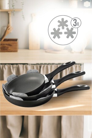 3-Piece Felt Pan Protection Apparatus - Serstil